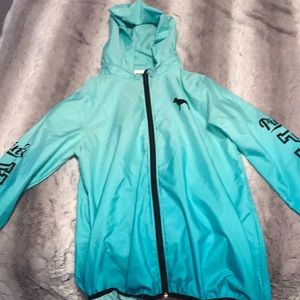 pink windbreaker !! size xs!! barely worn
